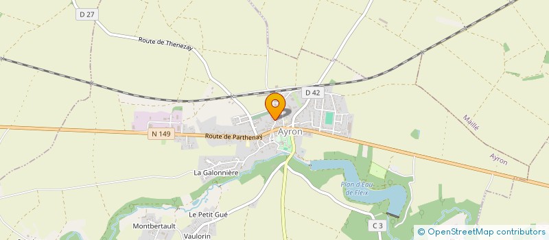 localisation de l'entreprise MONSIEUR MATHEO RENON  CHIRE-EN-MONTREUIL