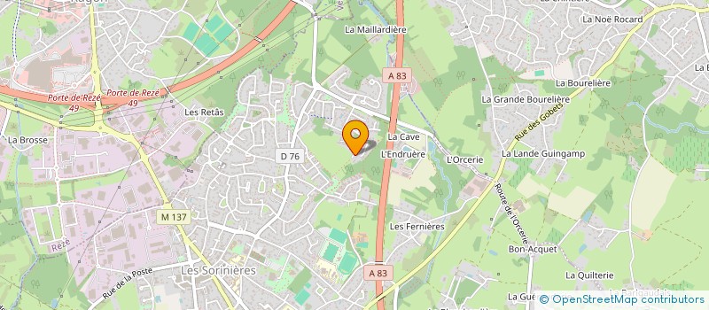localisation de l'entreprise MONSIEUR MATHEO RIDELLE à LES SORINIERES