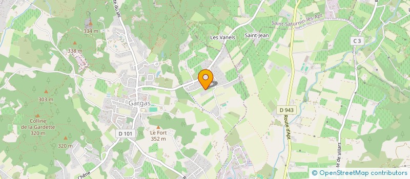 localisation de l'entreprise MONSIEUR MATHEO ROUZET  GARGAS