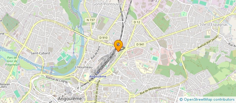 localisation de l'entreprise MONSIEUR MATHEO SACHET à ANGOULEME
