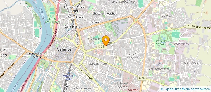 localisation de l'entreprise MONSIEUR MATHEO SANIER  VALENCE