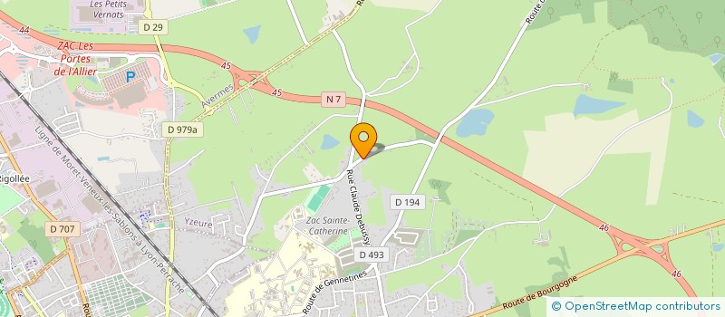 localisation de l'entreprise MONSIEUR MATHEO STIEGLITZ  YZEURE