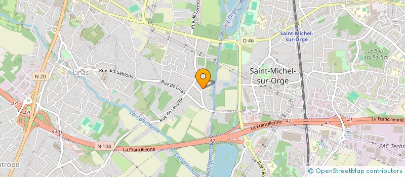 localisation de l'entreprise MONSIEUR MATHEO SVEREDO à LONGPONT-SUR-ORGE