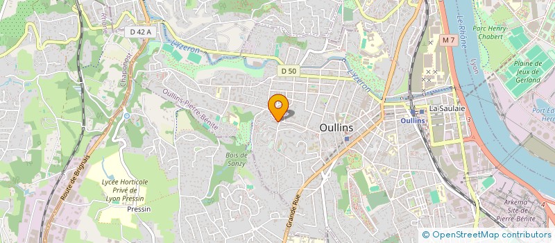 localisation de l'entreprise MONSIEUR MATHEO TERZAGO  OULLINS-PIERRE-BENITE