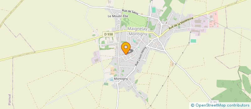 localisation de l'entreprise MONSIEUR MATHEO THEZENAS  MAIGNELAY-MONTIGNY