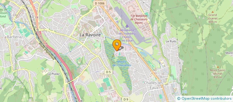 localisation de l'entreprise MONSIEUR MATHEO VALLIERE  CHALLES-LES-EAUX