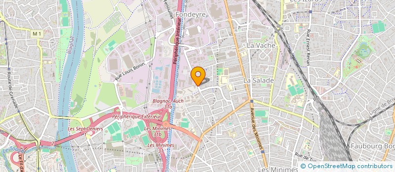 localisation de l'entreprise MONSIEUR MATHEO VALLONE à TOULOUSE