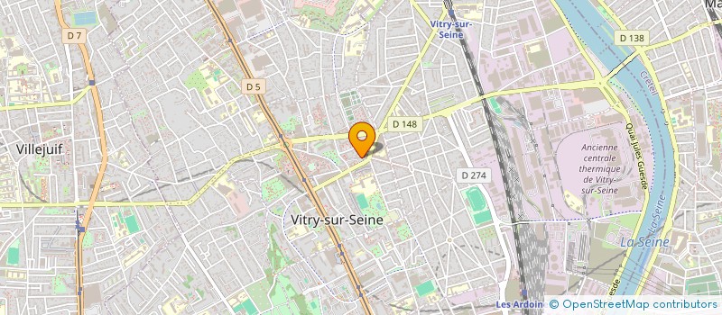 localisation de l'entreprise MONSIEUR MATHEO VANHEULE  VITRY-SUR-SEINE