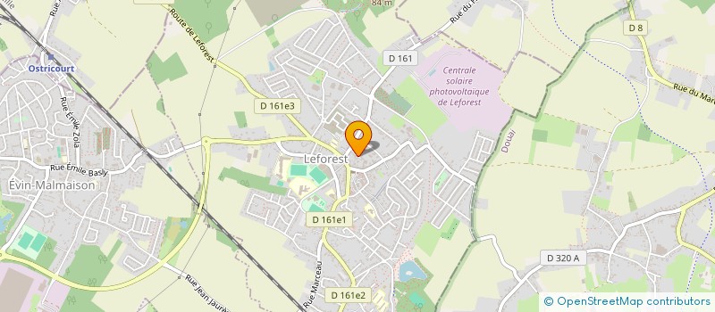 localisation de l'entreprise MONSIEUR MATHEO VASSEUR  LEFOREST