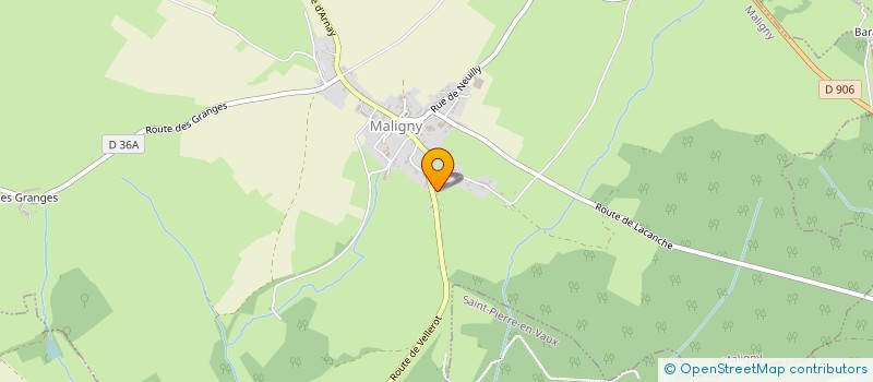 localisation de l'entreprise MONSIEUR MATHEO WERLE CLEMENT  MALIGNY