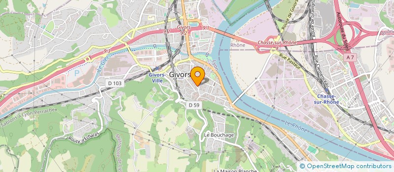 localisation de l'entreprise MONSIEUR MATHEO ZARROUKI  GIVORS