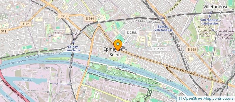 localisation de l'entreprise MONSIEUR MATHERSON HYPPOLITE à EPINAY-SUR-SEINE