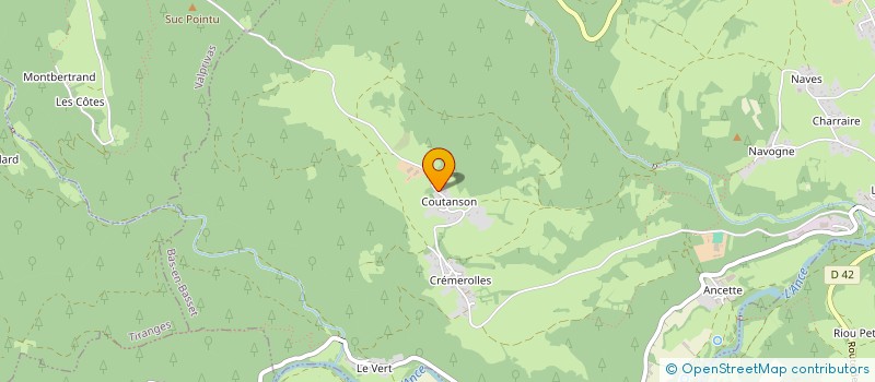 localisation de l'entreprise MONSIEUR MATHEU PHILIPPOT  BAS-EN-BASSET