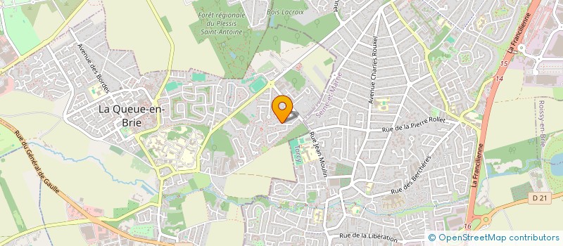 localisation de l'entreprise MONSIEUR MATHEUS ALVES DA COSTA  LA QUEUE-EN-BRIE