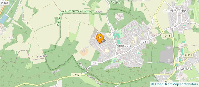 localisation de l'entreprise MONSIEUR MATHEUS KOPS GUEDES  MENUCOURT