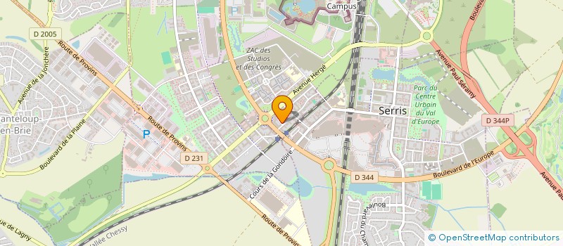 localisation de l'entreprise MONSIEUR MATHEUS LORENSO  CHESSY