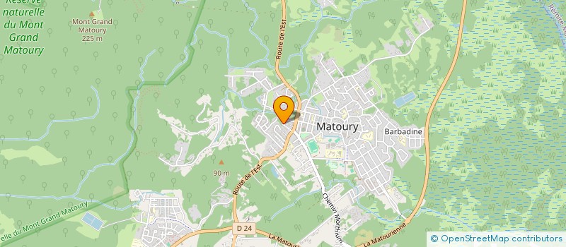 localisation de l'entreprise MONSIEUR MATHEUS PEREIRA DA SILVA  MATOURY