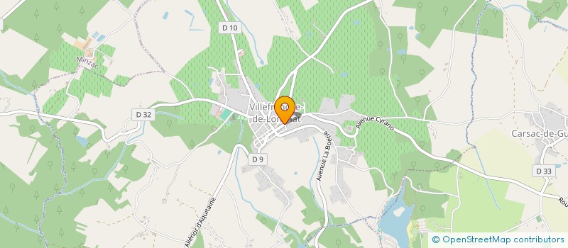 localisation de l'entreprise MONSIEUR MATHEW DAVIES  GENSAC