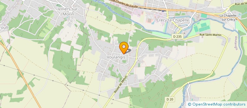 localisation de l'entreprise MONSIEUR MATHEW DORE  VOULANGIS