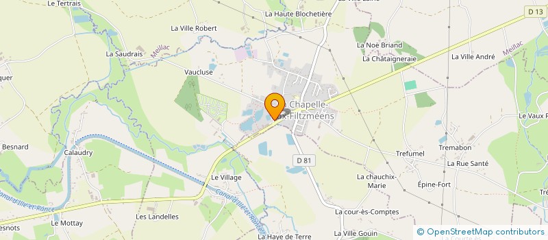 localisation de l'entreprise MONSIEUR MATHEW LAMBERT  LA CHAPELLE-AUX-FILTZMEENS