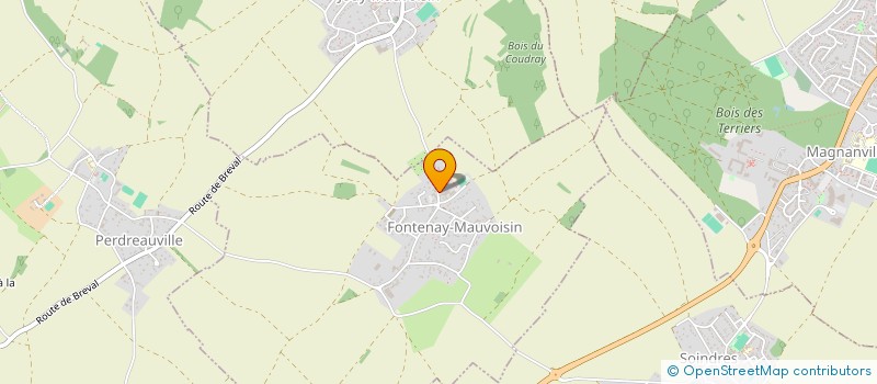 localisation de l'entreprise MONSIEUR MATHEW PERRIN DE BRICHAMBAUT  FONTENAY-MAUVOISIN