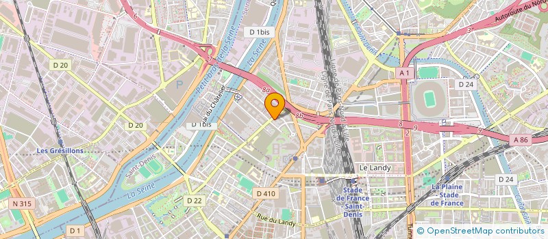 localisation de l'entreprise MONSIEUR MATHIAS ABLANA  PARIS