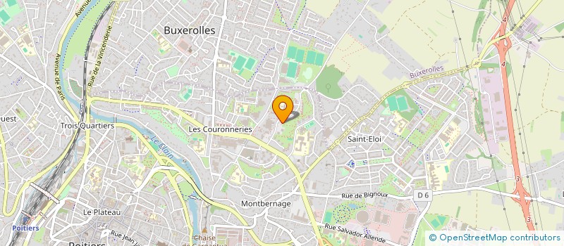 localisation de l'entreprise MONSIEUR MATHIAS ABOUDOU  POITIERS