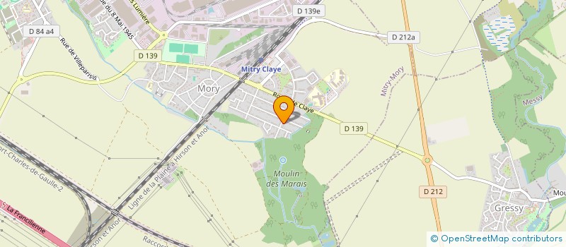 localisation de l'entreprise MONSIEUR MATHIAS AFONSO  MITRY-MORY