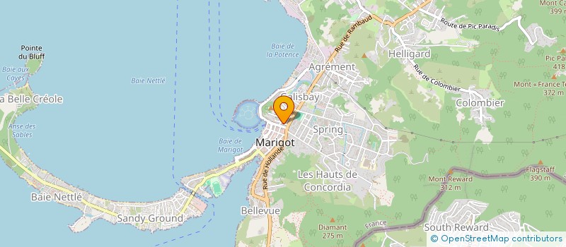 localisation de l'entreprise MONSIEUR MATHIAS AIDOUD  SAINT MARTIN