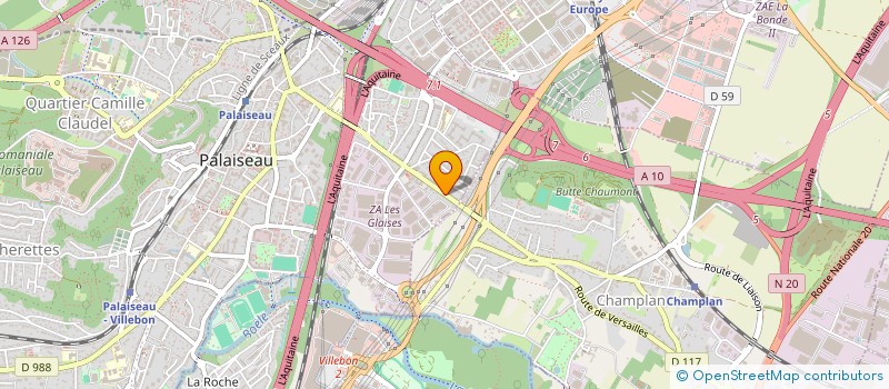 localisation de l'entreprise MONSIEUR MATHIAS ALCIDE DIT CLAUZEL  PALAISEAU