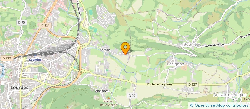 localisation de l'entreprise MONSIEUR MATHIAS ALMEIDA  LOURDES