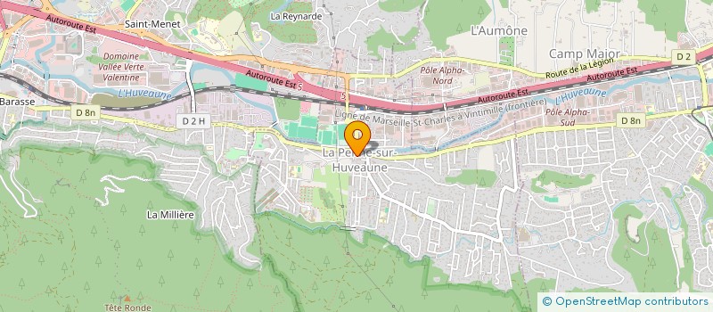 localisation de l'entreprise MONSIEUR MATHIAS ANDRE  LA PENNE-SUR-HUVEAUNE