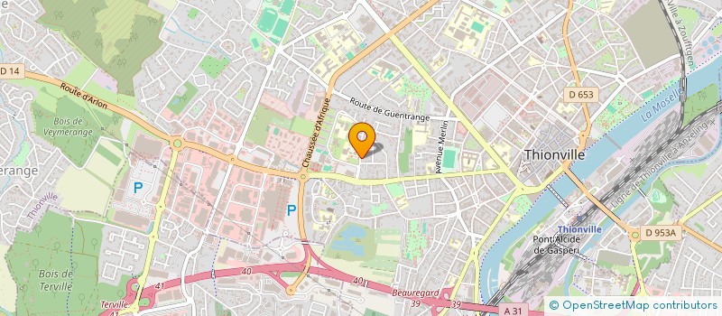 localisation de l'entreprise MONSIEUR MATHIAS ANDREOS  THIONVILLE