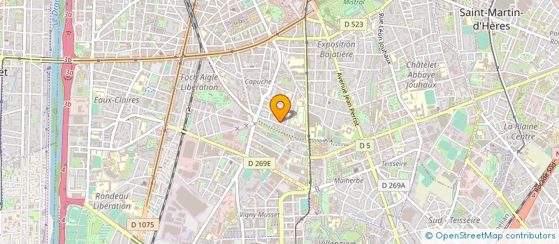 localisation de l'entreprise MONSIEUR MATHIAS ARNAUD  GRENOBLE