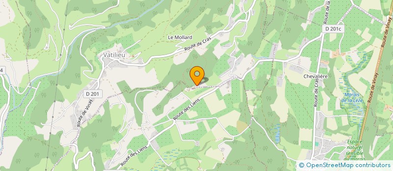 localisation de l'entreprise MONSIEUR MATHIAS BARRAUD  SAINT-MARCELLIN