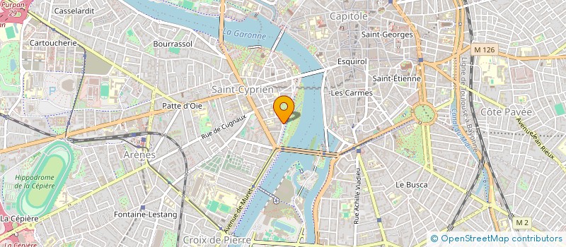 localisation de l'entreprise MONSIEUR MATHIAS BARRERE  TOULOUSE