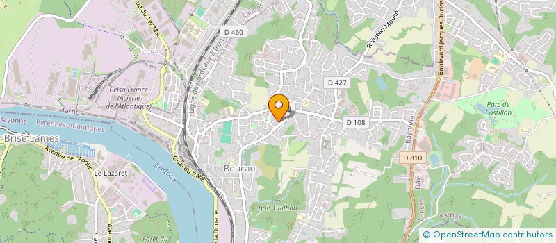 localisation de l'entreprise MONSIEUR MATHIAS BATALLA  BOUCAU