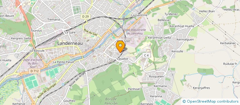 localisation de l'entreprise MONSIEUR MATHIAS BATIONO à LANDERNEAU