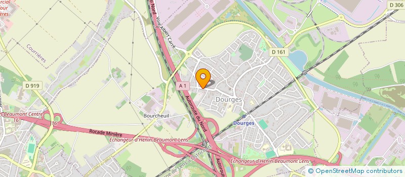 localisation de l'entreprise MONSIEUR MATHIAS BECUE  DOURGES