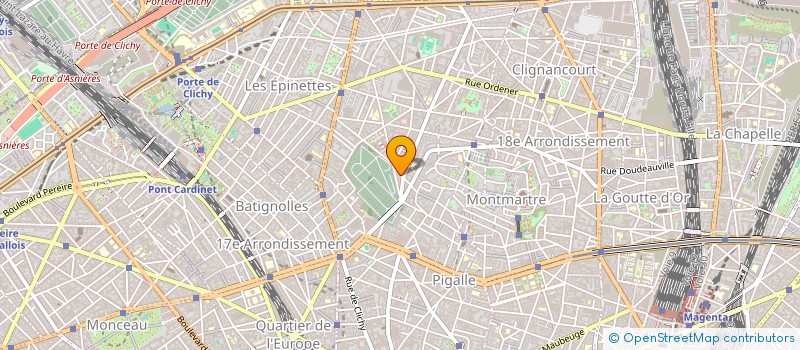 localisation de l'entreprise MONSIEUR MATHIAS BENGUIGUI  AUBERVILLIERS