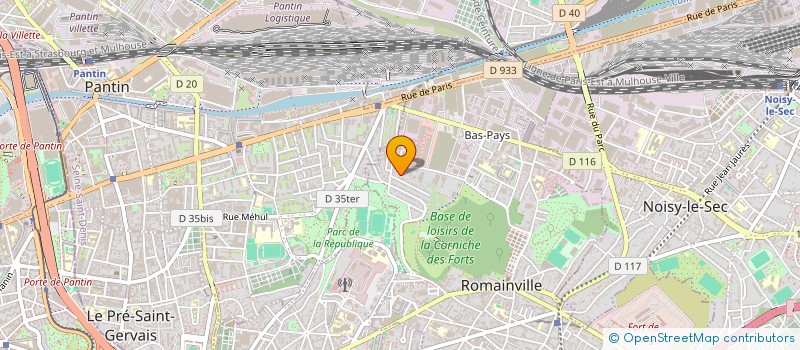 localisation de l'entreprise MONSIEUR MATHIAS BERGER à ROMAINVILLE