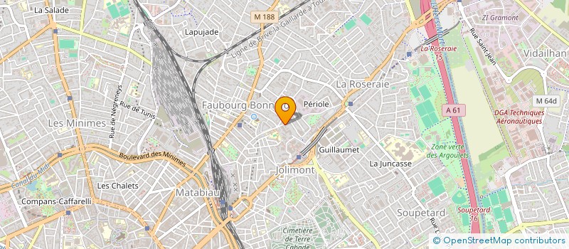 localisation de l'entreprise MONSIEUR MATHIAS BERGES  TOULOUSE