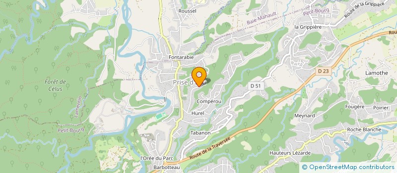 localisation de l'entreprise MONSIEUR MATHIAS BERNARD  PETIT-BOURG