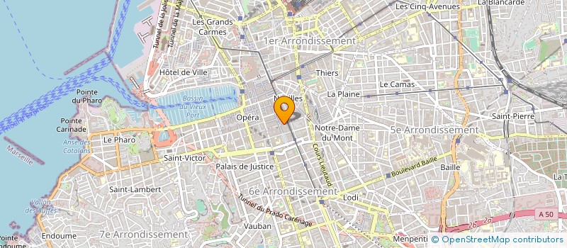 localisation de l'entreprise MONSIEUR MATHIAS BERTRAND  MARSEILLE