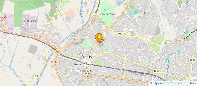 localisation de l'entreprise MONSIEUR MATHIAS BERTRAND à FREJUS