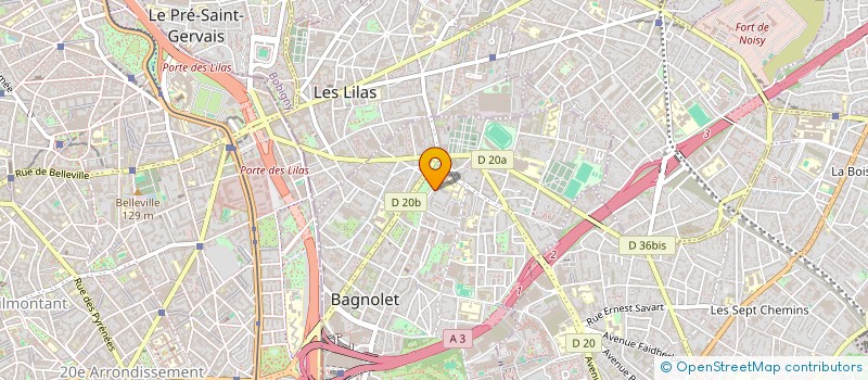 localisation de l'entreprise MONSIEUR MATHIAS BEZZIOUNE à BAGNOLET