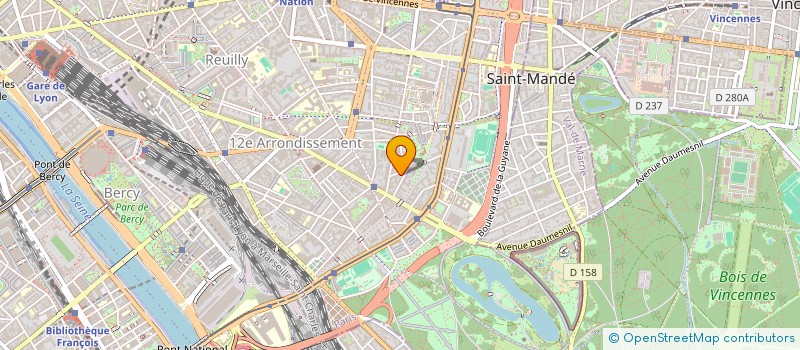 localisation de l'entreprise MONSIEUR MATHIAS BINE  PARIS