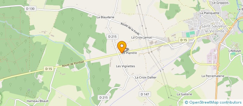 localisation de l'entreprise MONSIEUR MATHIAS BLAIZOT à SAINT-SAUVEUR-LE-VICOMTE