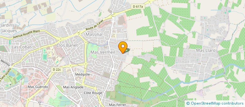 localisation de l'entreprise MONSIEUR MATHIAS BLANC  PERPIGNAN