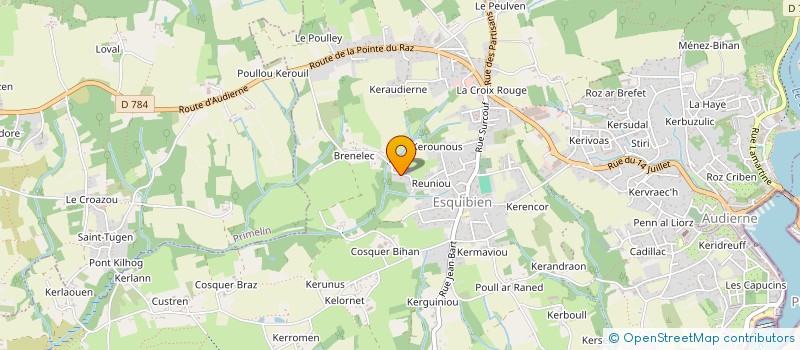 localisation de l'entreprise MONSIEUR MATHIAS BLANC  AUDIERNE